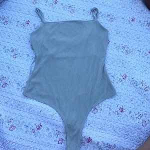 light green body suit